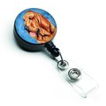Carolines Treasures Blue Bloodhound Retractable Badge Reel LH9376BUBR